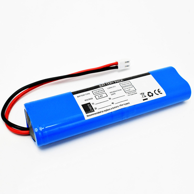 PVC blu della batteria 6.4V della batteria LiFePO4 3000mah di illuminazione di emergenza