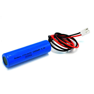 Litio della batteria 1600mAh Lifepo4 del segno dell'uscita di sicurezza di IFR18650 3.2V