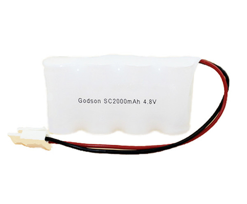 Le batterie della luce dell'uscita di sicurezza imballano parallelamente 4,8 V SC2000mAh NiCd 36g