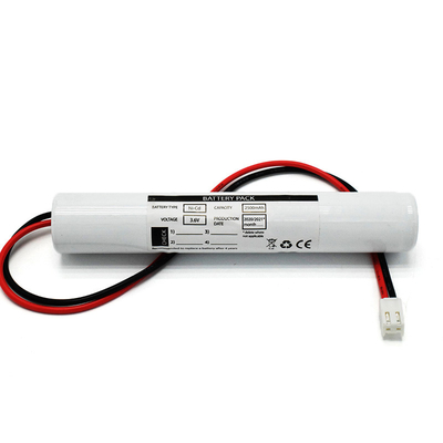 3,6 batteria del pacchetto del bastone delle batterie 71g della luce dell'uscita di sicurezza di V C2500mAh NiCd