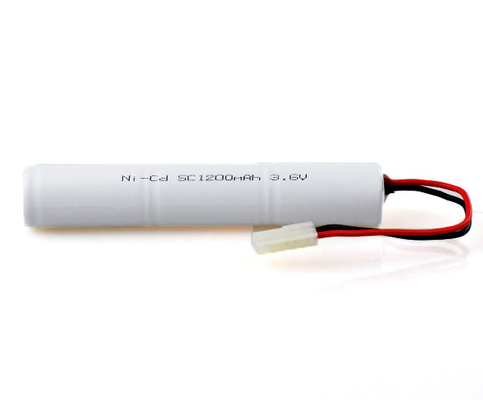 SC1200mAh pacchetto al cadmio-nichel del bastone delle cellule della batteria di NiCd di 3,6 volt
