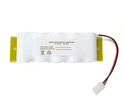 Pacchetto NiCd D4000mAh 6V della batteria della luce dell'uscita di illuminazione di emergenza