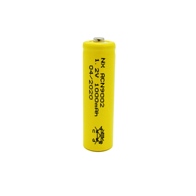 Tipo ricaricabile del bastone delle batterie gialle AA1000mAh del PVC 1,2 V Nicd