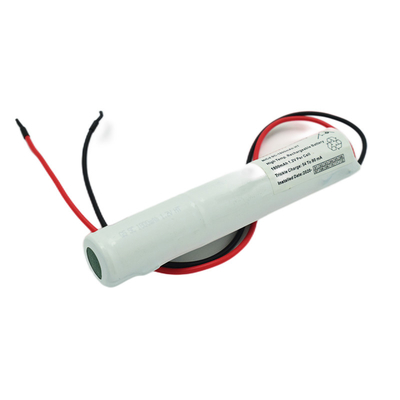 3.6V pacchetto bianco del PVC della batteria del CD del Ni della luce di emergenza dello Sc 1800mAh